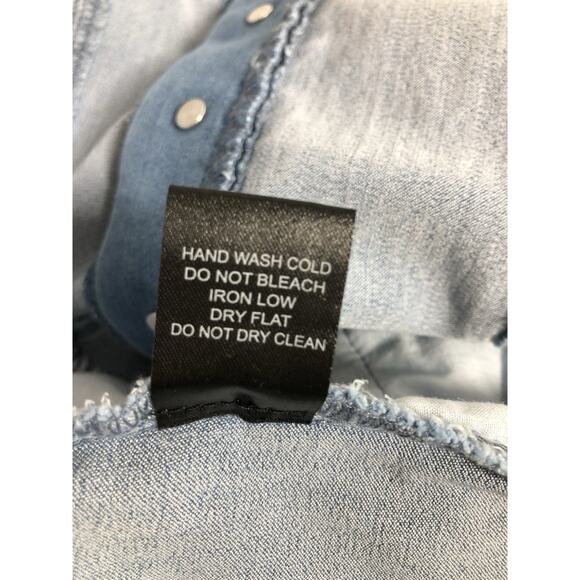 Iris Romper Jumper Size SM Shortalls Blue Sweetheart Neckline 2 Pockets Smoked - Picture 6 of 6